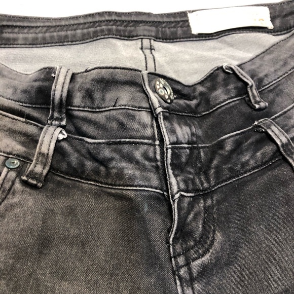 Circle of Trust Black Salt Wash Regular Fit double waist Jeans Size 30 - Picture 5 of 12